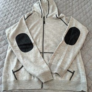 100% Alpaca Zip Front Hoodie